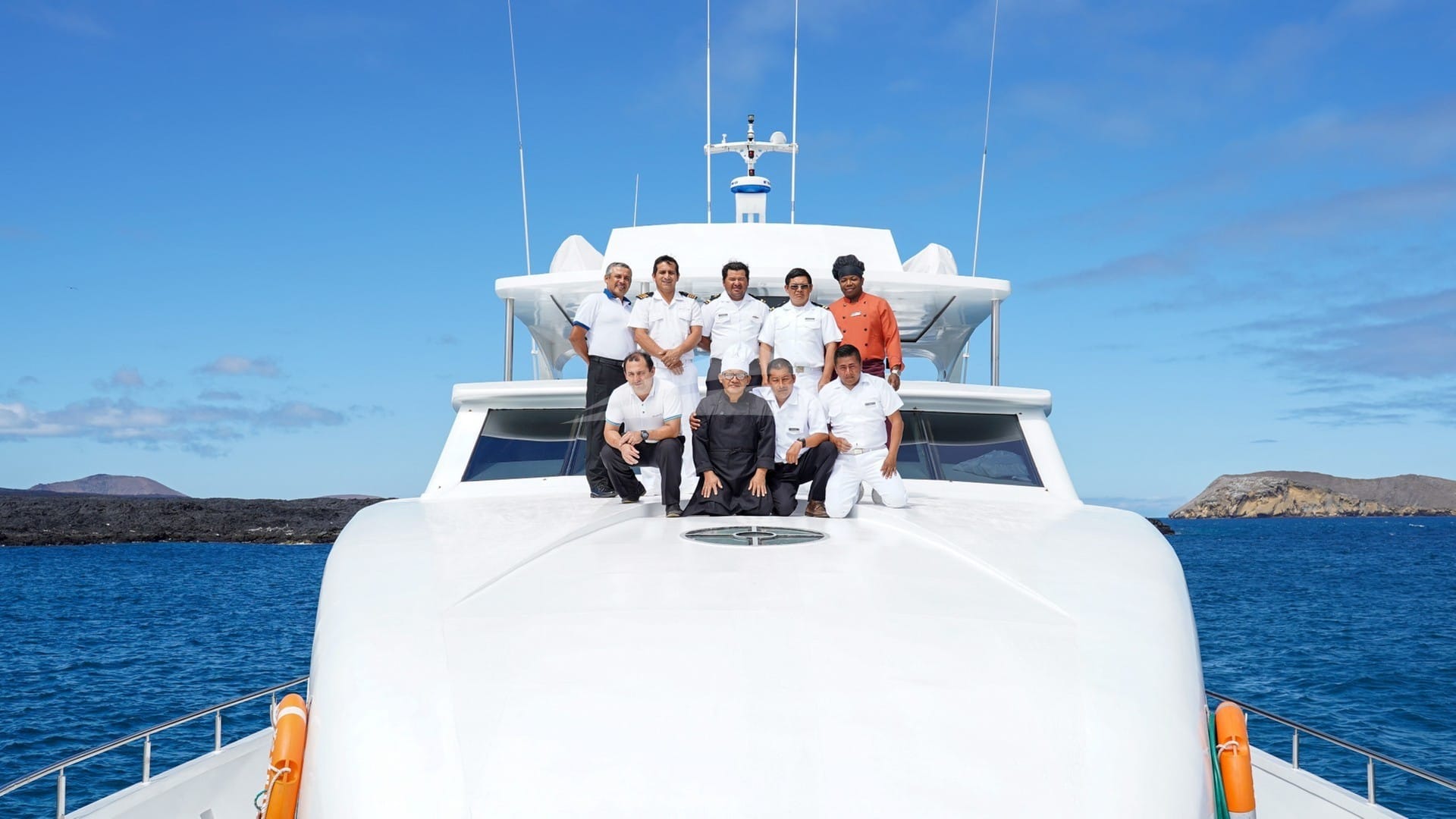 Luxury charter yacht crew for GRAND MAJESTIC