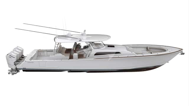 V55 17m motor yacht for charter