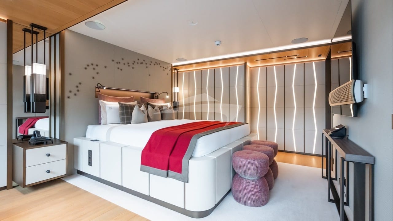 Master stateroom #2 with dressing room