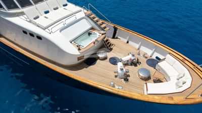 Aerial View of Foredeck and Bow