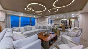 Main saloon and dining area