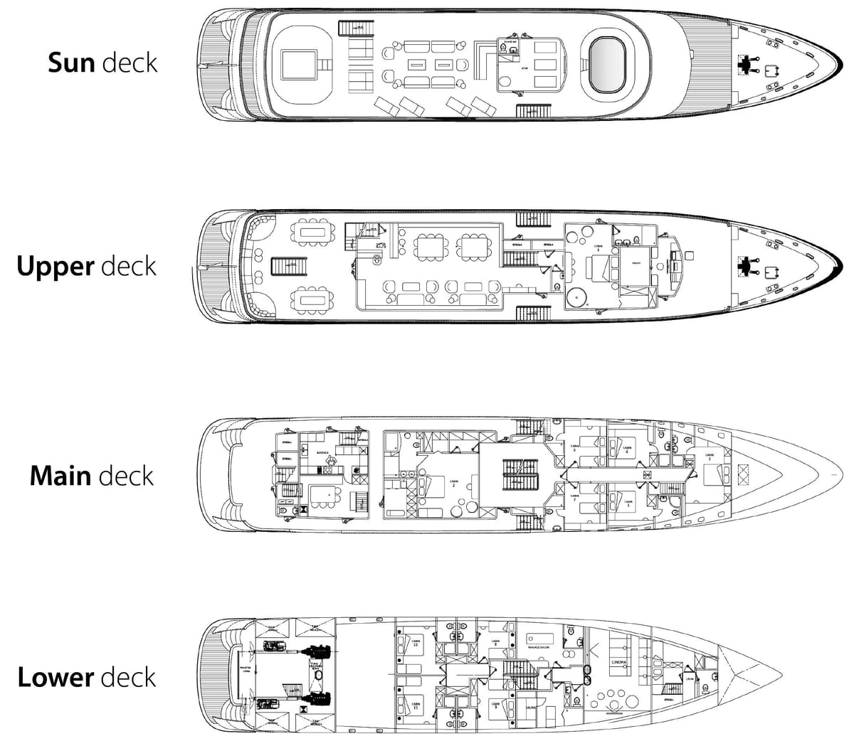 FREEDOM Deck Plan