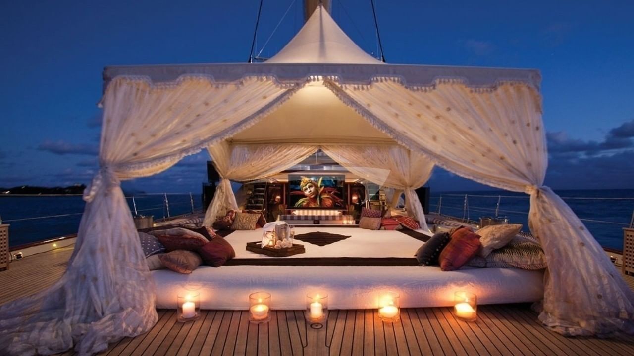 Open Air Cinema at Night