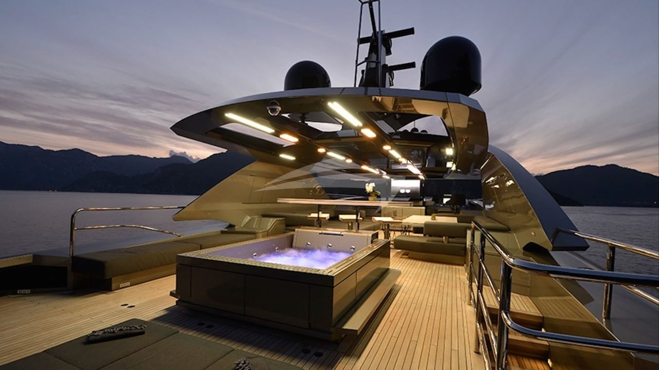Flybridge at night