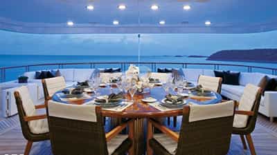 Deck dining