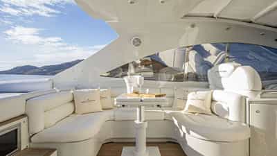 Aft deck salon area