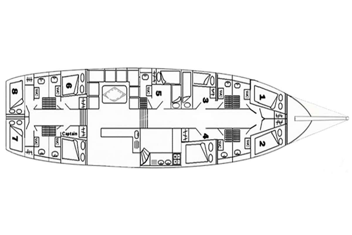 SADRI USTA 1 deck layout