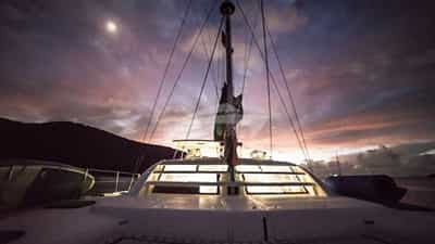 At anchor