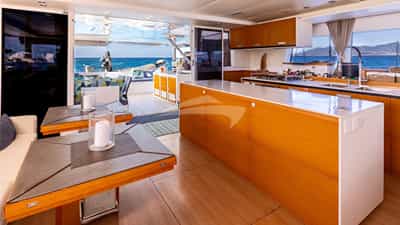 Saloon and galley
