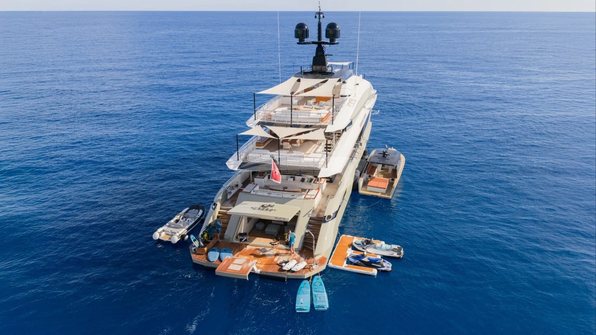Aerial View of Swim Platform