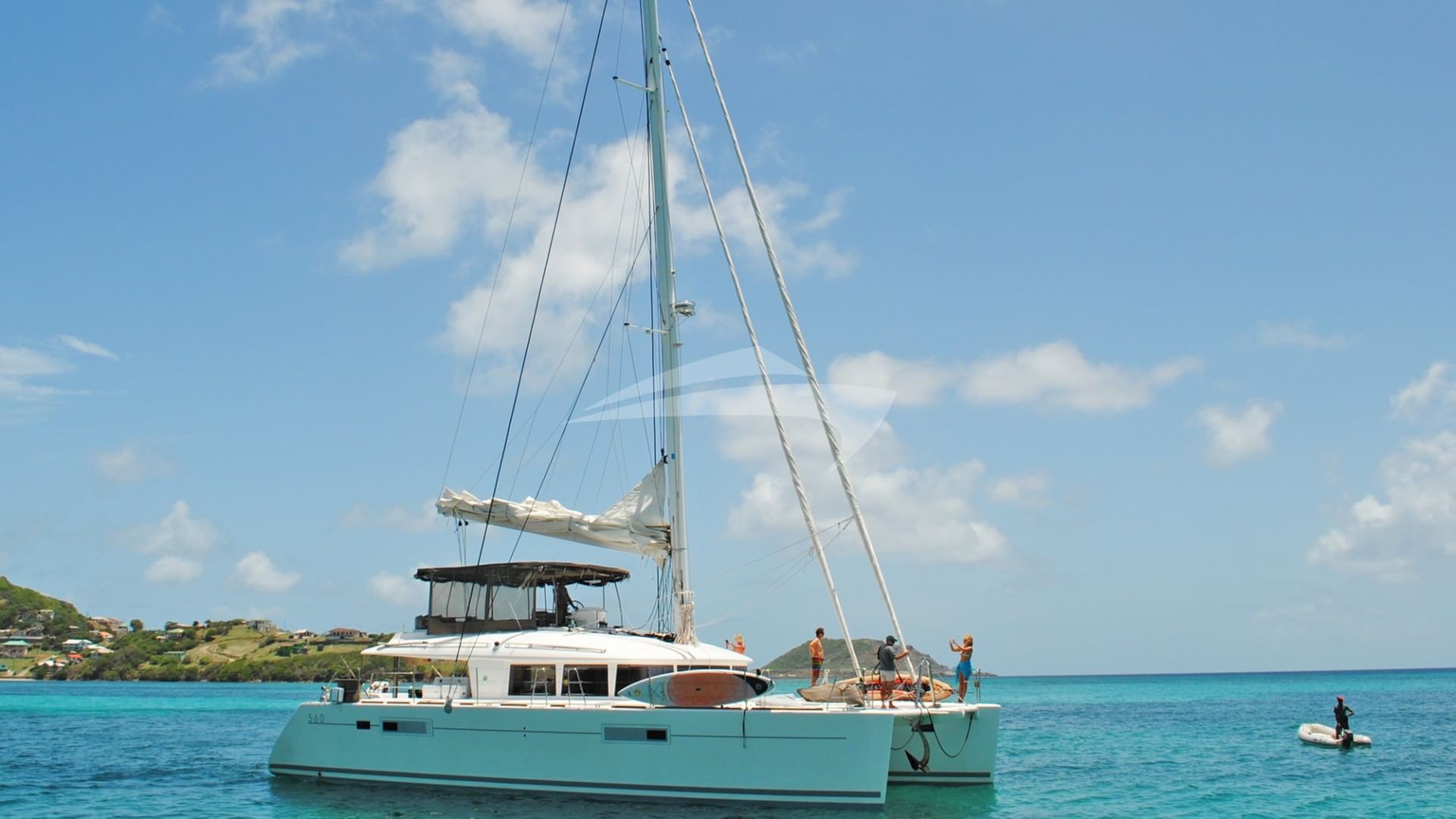 A real beauty at anchor