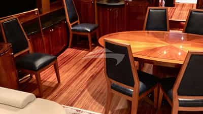 Dining and saloon