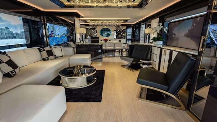 OLYMPUS 29m motor yacht charter, photo 2