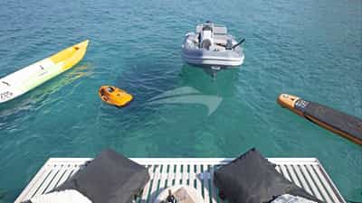 Swim Platform and Water Toys