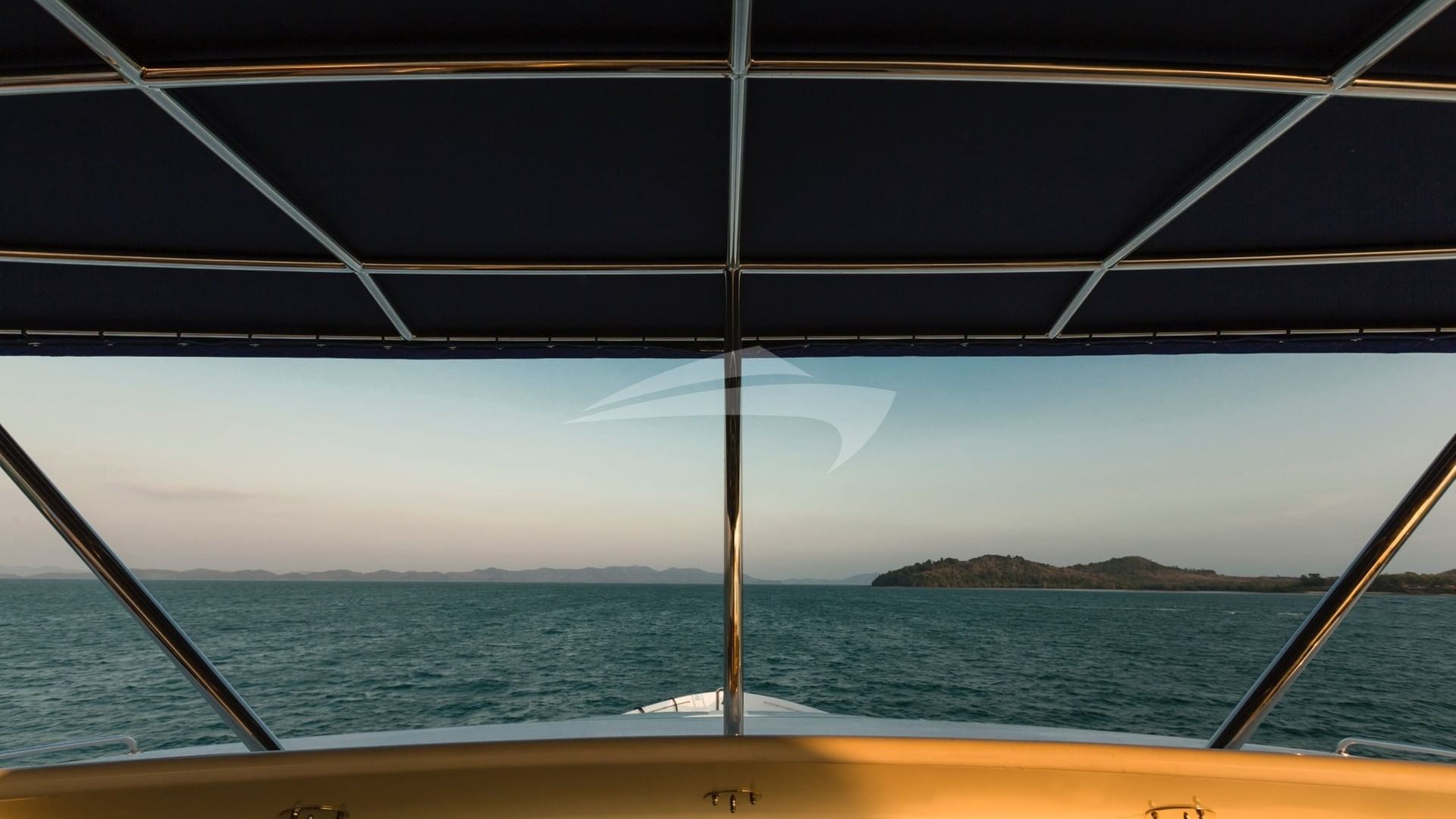 FORWARD  VIEW FROM FLYBRIDGE