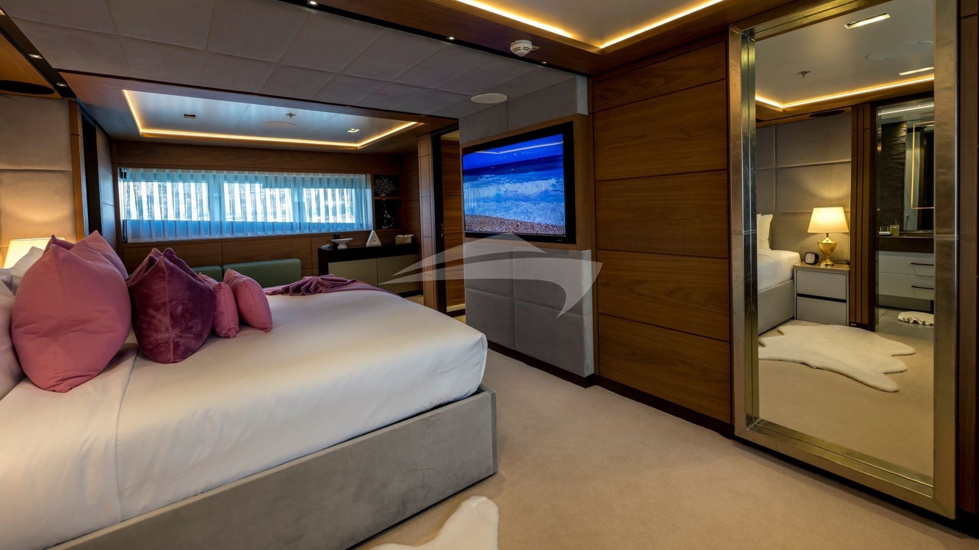 Master Stateroom with TV