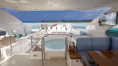 Upper Deck with Hot Tub