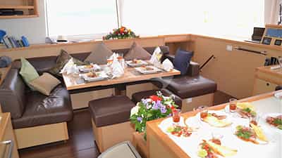 Inside Diner Table