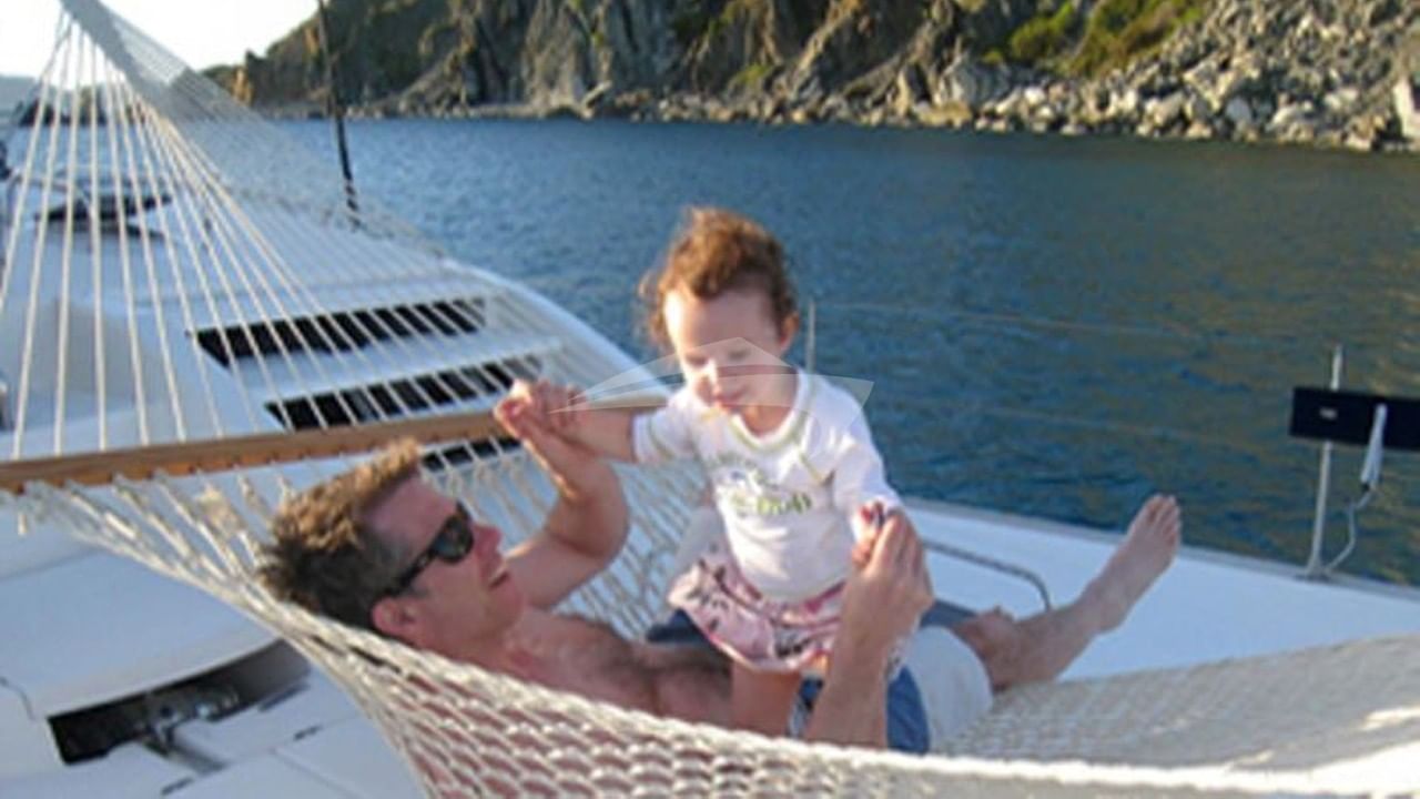 Relaxing in the hammock