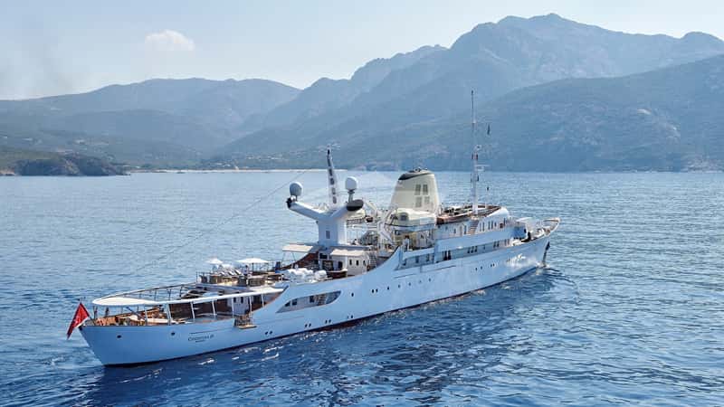 CHRISTINA O 99m motor yacht charter