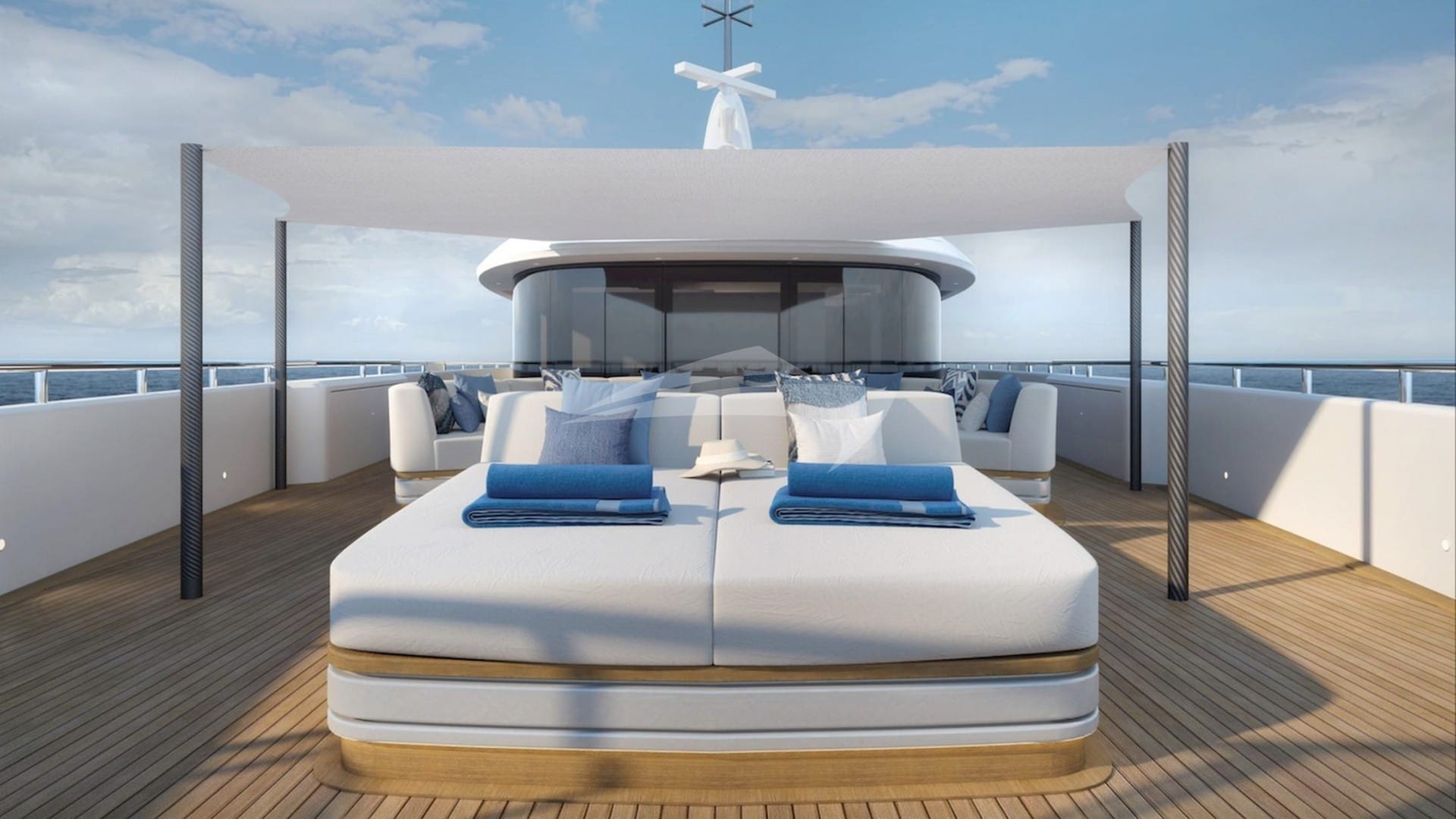 Upper Deck Sun Loungers