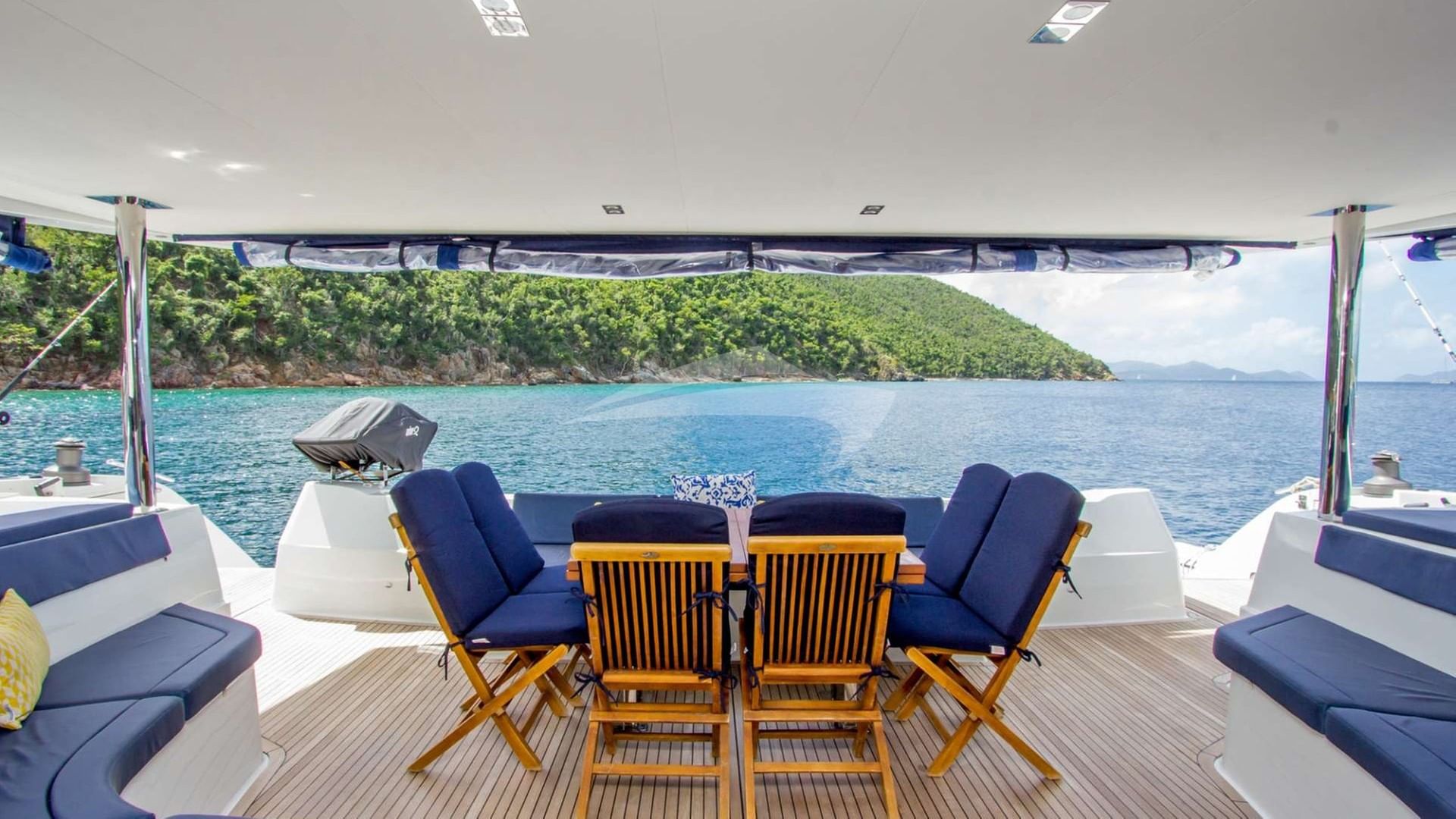 Aft Deck Dining Area