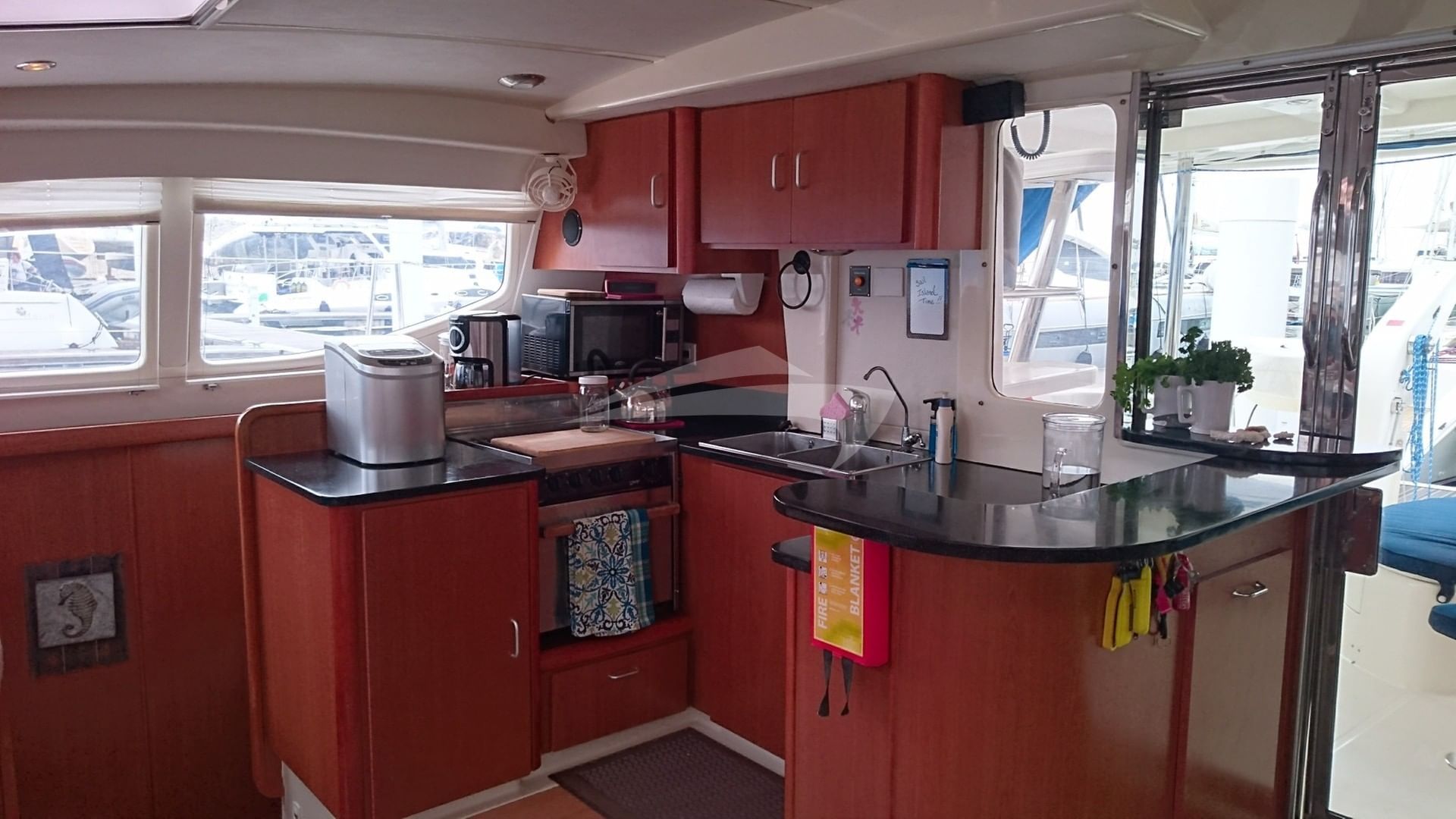 The Magic Galley aboard Island Time