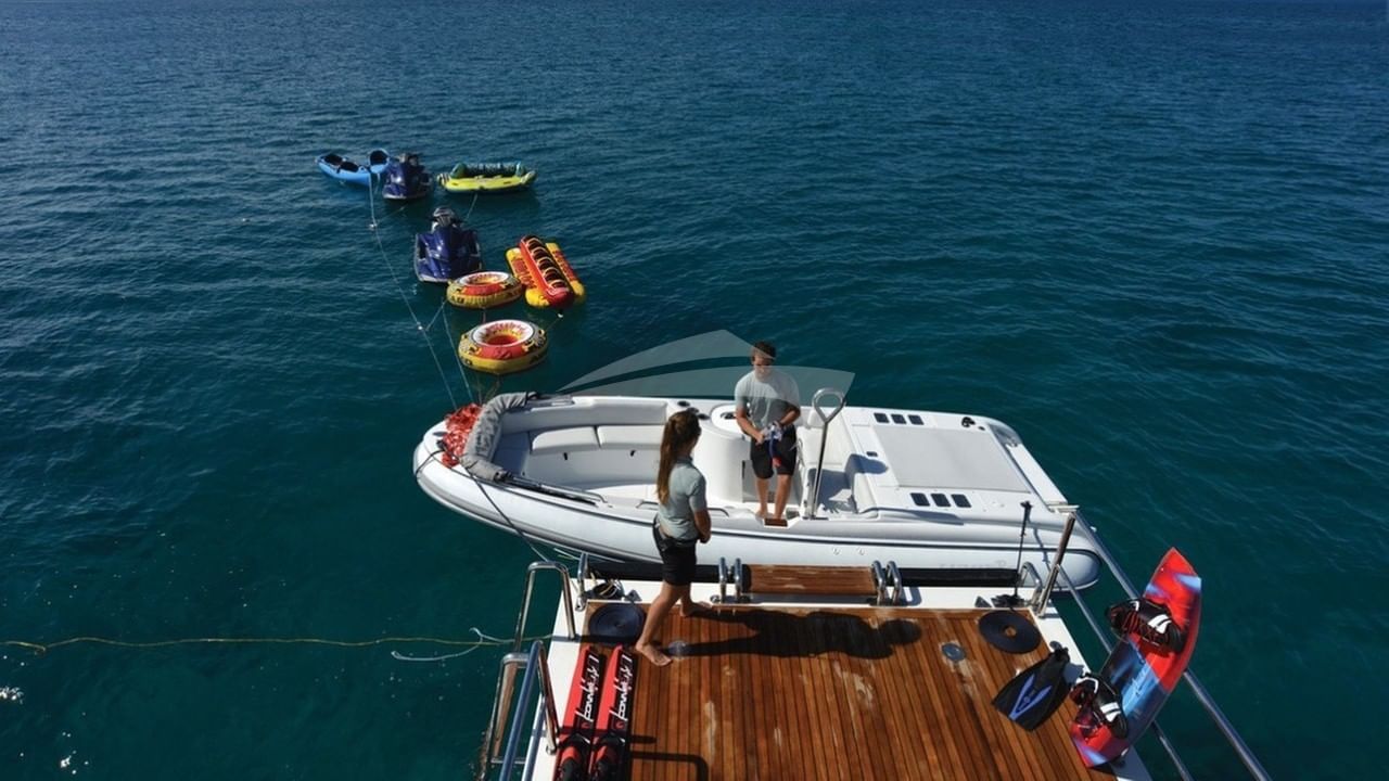 Swim Platform and Water Toys