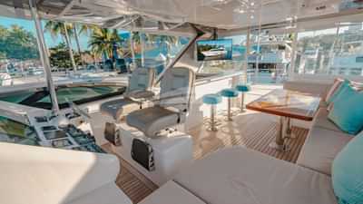 Flybridge Looking Aft