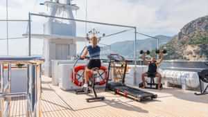 On deck gym