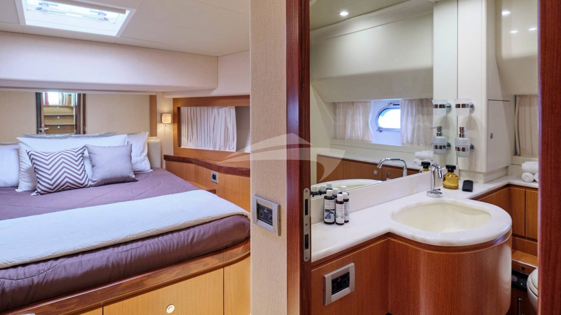 Guest Cabin and Bathroom