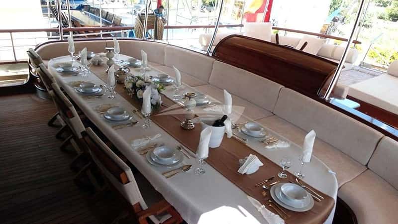 M/S E.ARDA DENIZ 31m motor yacht charter, photo 2