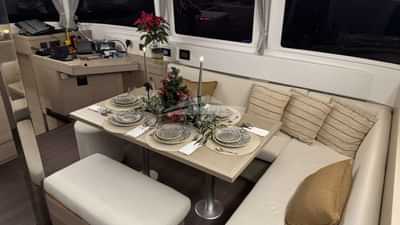 Dining as the sun goes down