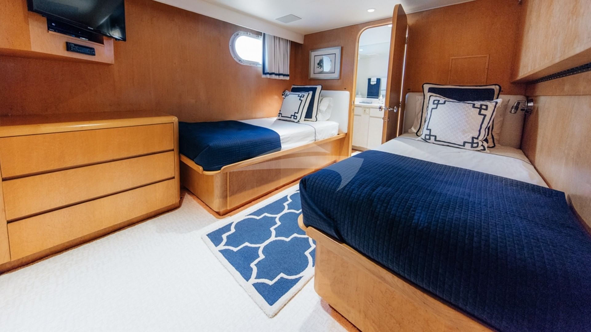 VIP Stateroom #2 with ensuite bathroom