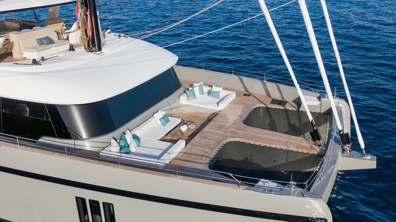 Foredeck aerial view