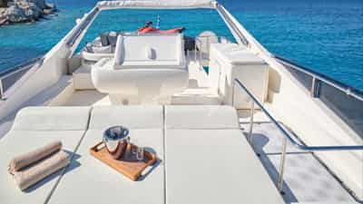 Flybridge Sunbathing