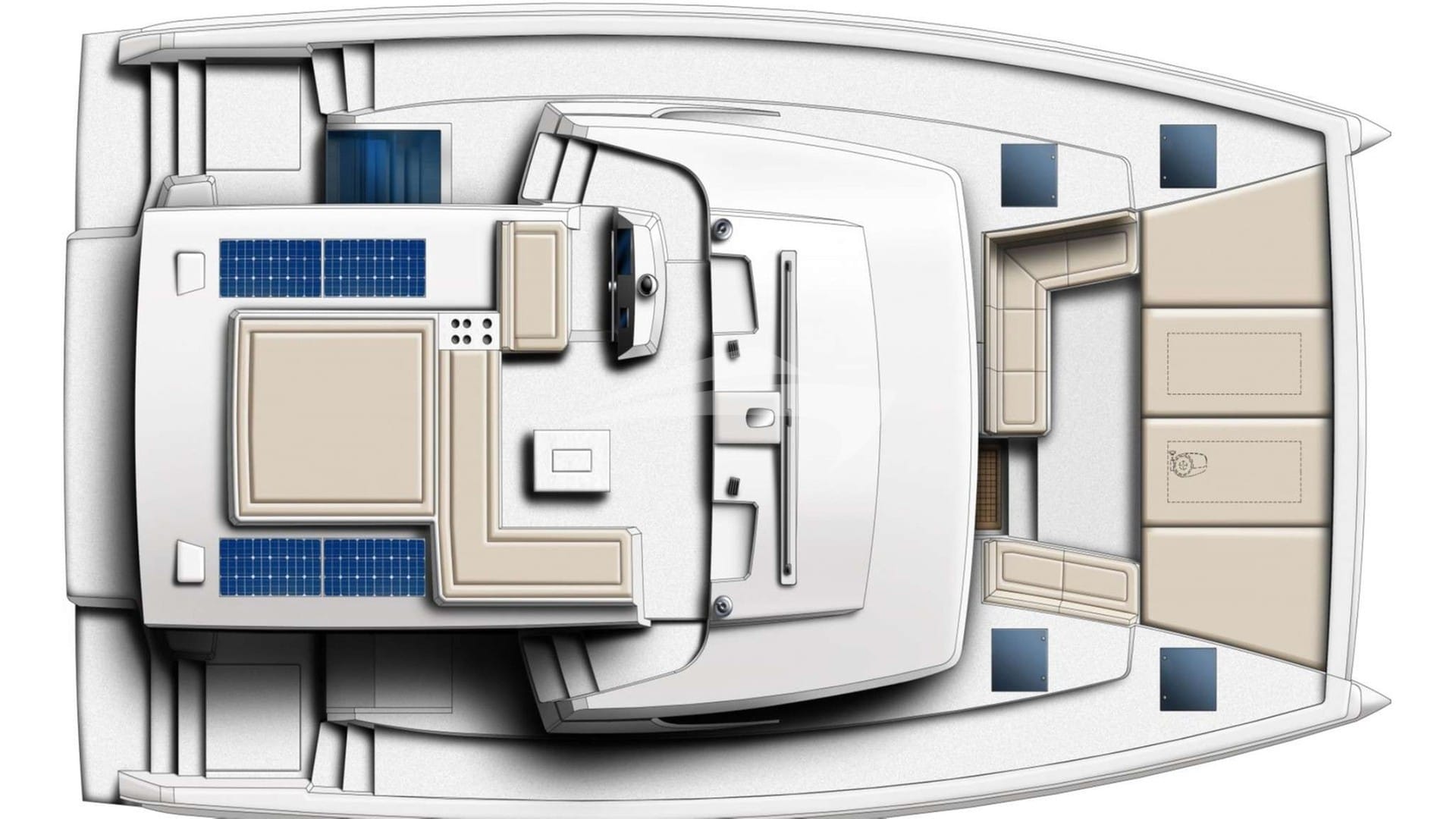 Flybridge layout plan
