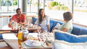 Lady Joy Aft Deck al fresco dining
