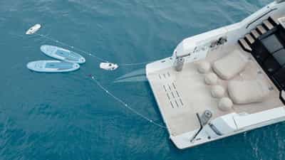 Swim platform with SUP