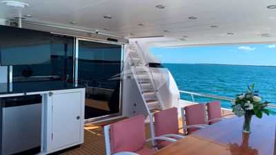 Aft deck Dining