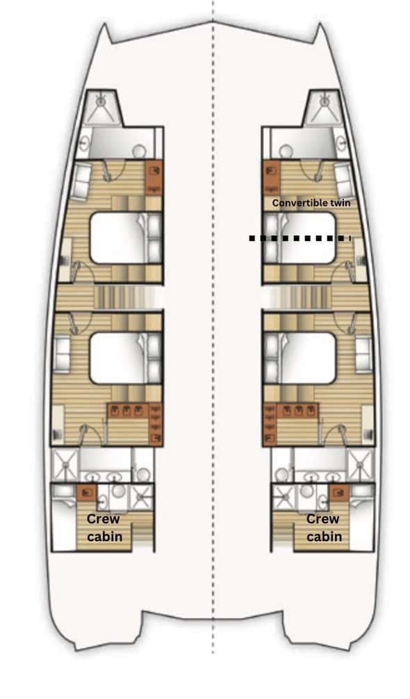 SAIDEIRA deck layout