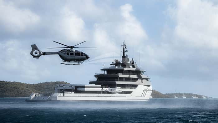Q 73m motor yacht charter, photo 4