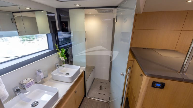 Master head and shower