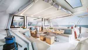 Aft deck and cockpit