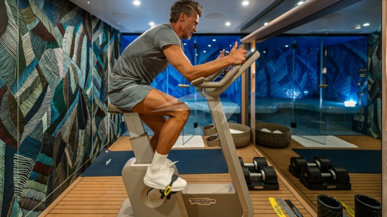 Gym and steam room