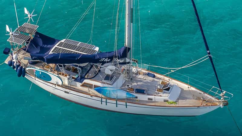 THE DOVE 16m sailing yacht charter