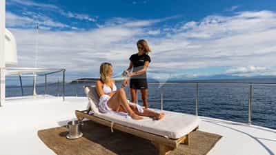 Sundeck sun lounger