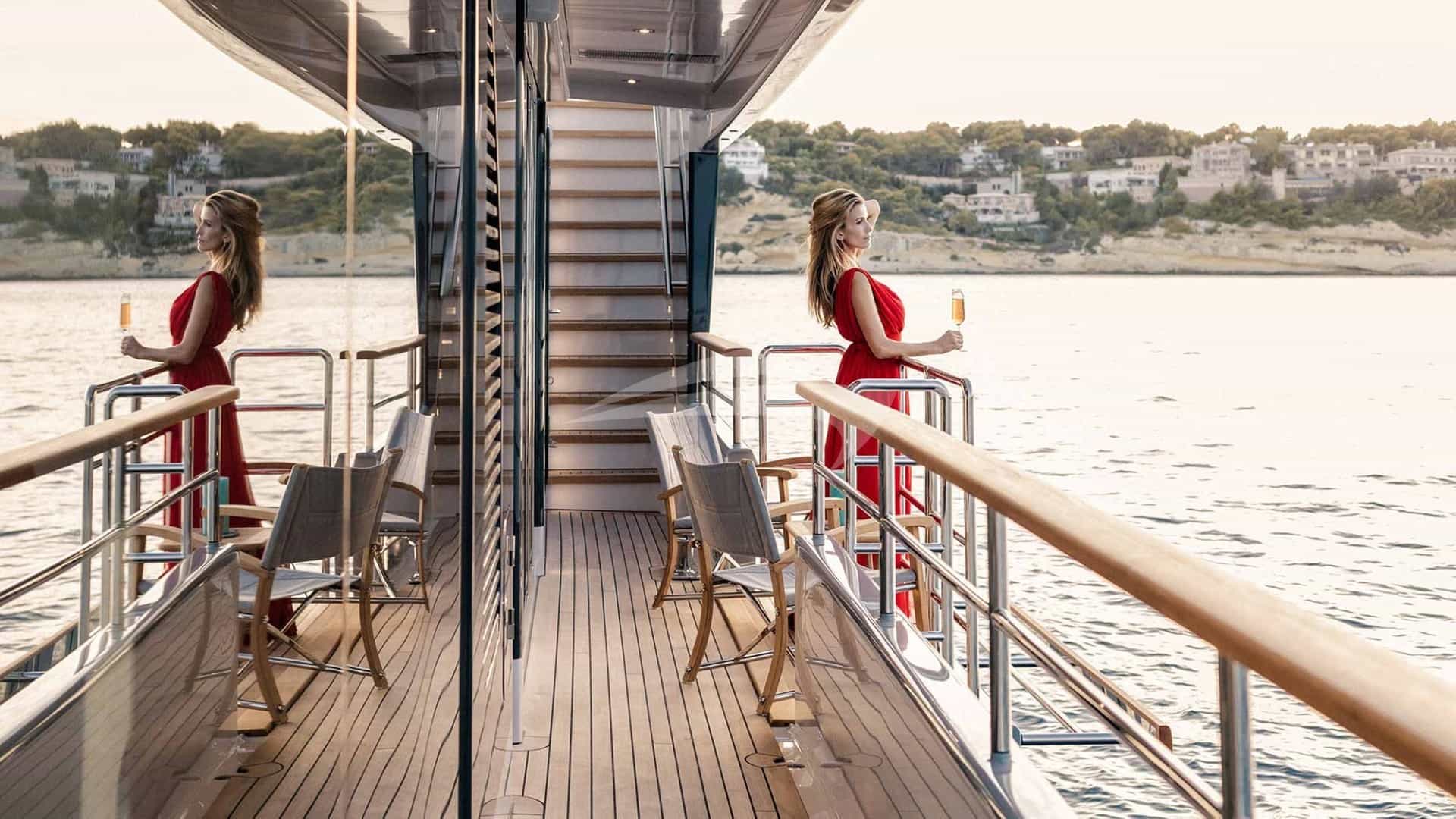 Relaxing on Deck