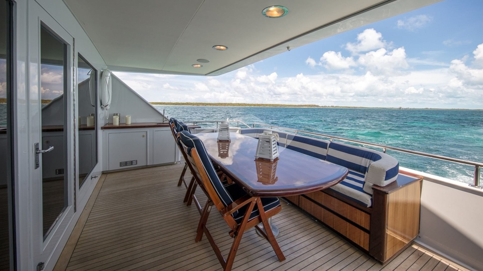 Aft Deck Dining Area