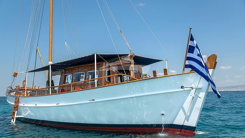 STAVROS, Segeln